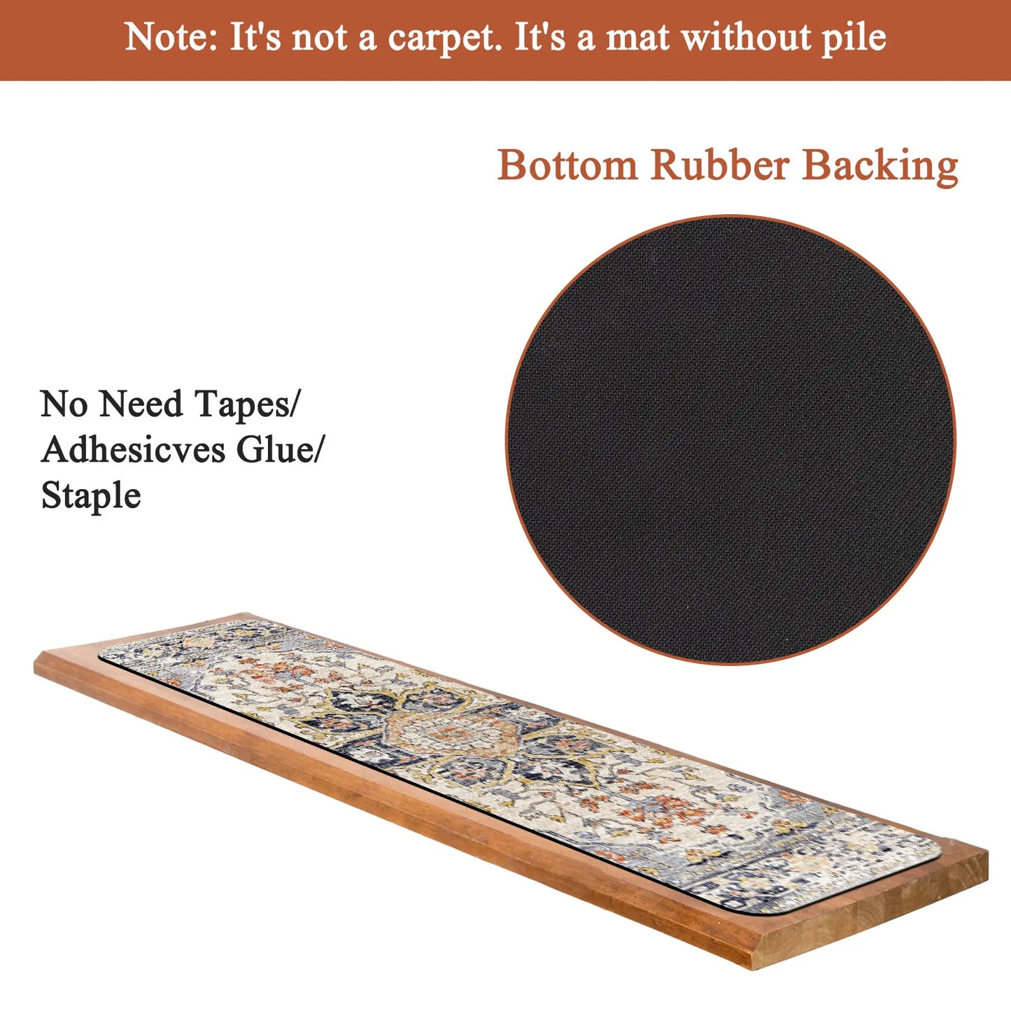 RugSlip™ - Safe Step Non-Slip Stair Treads