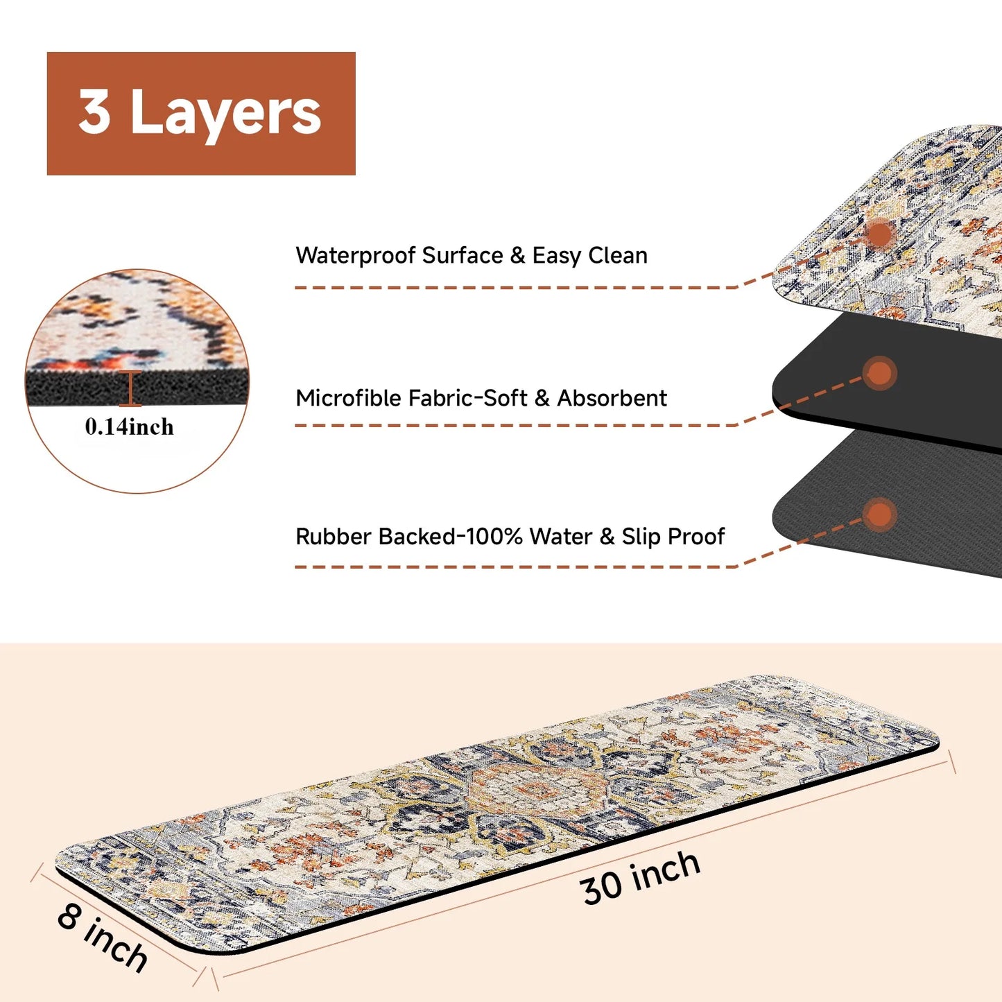 RugSlip™ - Safe Step Non-Slip Stair Treads