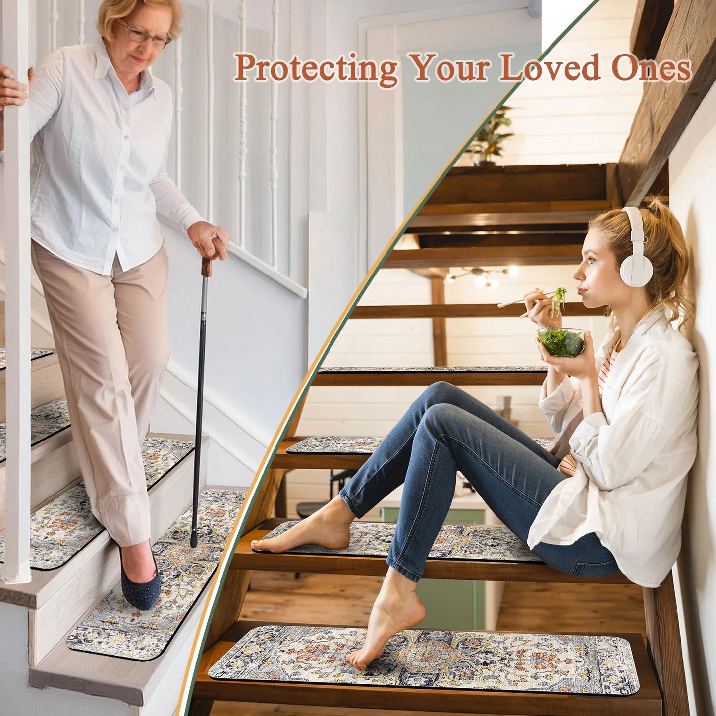 RugSlip™ - Safe Step Non-Slip Stair Treads